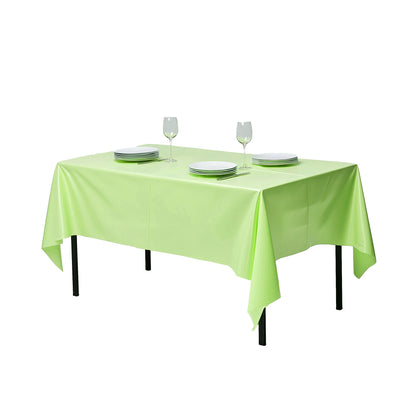 10-Pack Compostable Tablecloths for Rectangle Tables (54''x108'')